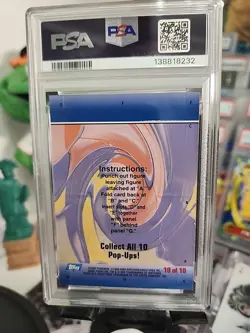 Pokemon 2004 Topps Advance Challenge Torchic Pop-up Card PSA 9! - Image 2
