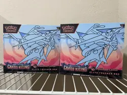 Pokemon Chaos Rising Pokemon Center ETB Elite Trainer Box - Sealed LOT OF 2 - Image 1
