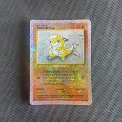 Sandshrew LP Legendary Collection Reverse Holo Commom 91 Pokemon Vintage 91/110 - Image 2
