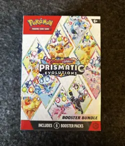 NEW, SEALED Pokemon TCG Scarlet & Violet Prismatic Evolution Booster Bundle - Image 1