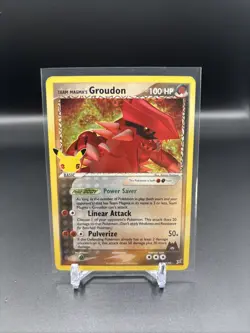 Team Magma's Groudon 9/95 Celebrations Classic Collection Pokemon TCG - Image 1