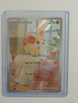 Pokemon Fennekin MEP 080 - Black Star Promo ME04: Chaos Rising ETB Promo - Image 1