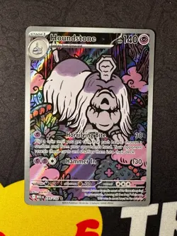 Houndstone 145/132 Mega Evolution NM Pokemon Illustration Rare - Image 1