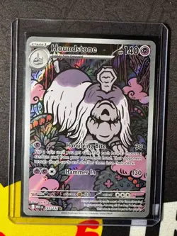 Houndstone 145/132 Mega Evolution NM Pokemon Illustration Rare - Image 3
