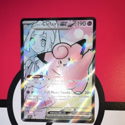 Pokemon Lillie's Clefairy ex 173/159 SV09 Ultra Rare Holo Full Art 190HP Eng - Image 3
