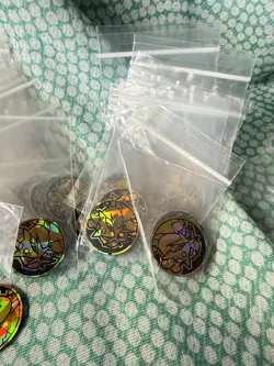 Pokemon Coin Lot 31 Holo Raikou Included Scarlet Violet TCG Bundle - Image 4