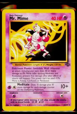 Pokemon TCG - Jungle - Unlimited - Mr. Mime 22/64 HP - Image 1