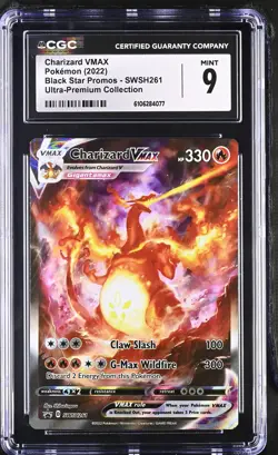Charizard Vmax SWSH261 Ultra-premium Collection Pokemon CGC 9 Mint - Image 1