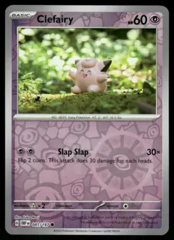 2023 Scarlet & Violet Series - Obsidian Flames Clefairy Common #81 - Image 1