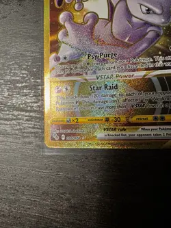 Mewtwo VSTAR (86) (Secret) Secret Rare Pokemon GO 086/078 NM - Image 2