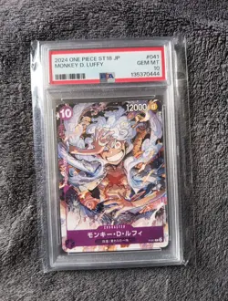2024 ONE PIECE ST18 JP | MONKEY D. LUFFY | P-041 | PSA 10 - Image 1