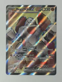 Pokemon TCG - Regirock Ex - 2025 - SVP - Destined Rivals Set 214/182 - Image 1