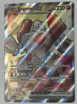 Pokemon TCG - Regirock Ex - 2025 - SVP - Destined Rivals Set 214/182 - Image 2