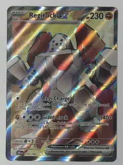 Pokemon TCG - Regirock Ex - 2025 - SVP - Destined Rivals Set 214/182 - Image 4