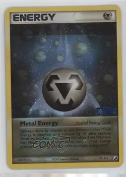 Metal Energy Reverse Foil Pokemon EX Unseen Forces #97 2005 - Image 1