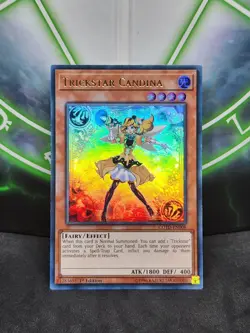 Yugioh Trickstar Candina COTD-EN008 Ultra Rare 1st Edition NM - Image 1