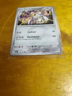 Pokemon CRIMP ERROR Card DURALUDON #129 Surging Sparks - Image 3