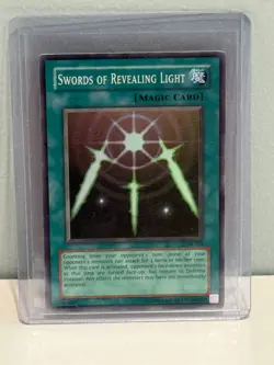 Yu-Gi-Oh Swords of Revealing Light Magic Card 72302403 LOB-101 - Image 1
