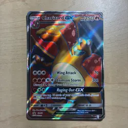 Charizard GX - SM60 - Full Art Black Star Ultra Rare Promo Pokemon Card - LP - Image 1