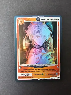 Lord Aethelstan 8 Holo Card 1st Edition Rising Stars GamerSupps VCard Aethel - Image 1