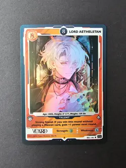 Lord Aethelstan 8 Holo Card 1st Edition Rising Stars GamerSupps VCard Aethel - Image 3