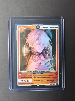 Lord Aethelstan 8 Holo Card 1st Edition Rising Stars GamerSupps VCard Aethel - Image 5