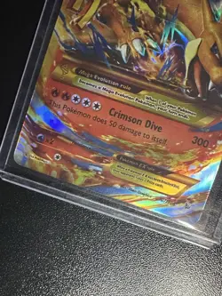 Mega Charizard EX Pokemon Card - Crimson Dive Attack 300 HP - Image 5