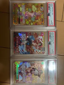 PSA10 Nami/Ace/Jewelry Bonney #106 #013 #007 3-Card Set One Piece Card 2024 JP - Image 1