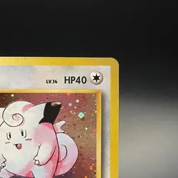 [SWIRL] Clefairy No. 035 Holo Base Set Old Back Japanese Pokemon Card 1996 - NM - Image 5