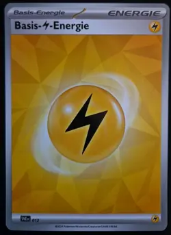 German Basic Lightening Energy Pokemon Card. #012 - Image 1