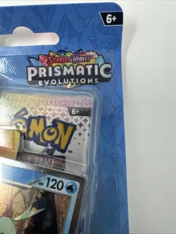 Pokemon TCG Prismatic Evolutions Tech Sticker Collection Glaceon Promo Card New - Image 3
