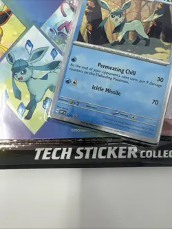 Pokemon TCG Prismatic Evolutions Tech Sticker Collection Glaceon Promo Card New - Image 5