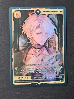 Lord Aethelstan 9 Holo Card 1st Edition Rising Stars Gamer Supps VCard Aethel - Image 1
