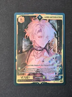 Lord Aethelstan 9 Holo Card 1st Edition Rising Stars Gamer Supps VCard Aethel - Image 3