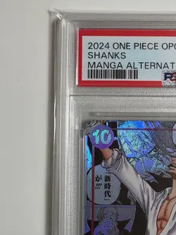 PSA10 Shanks OP09-004 SR Manga Awakening of the New Era One Piece Card 2024 JP - Image 4