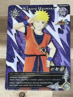 Awesome 2002 Naruto Storm 3 CCG Naruto Uzumaki PR-095 Promo Card Exe+ - Image 1