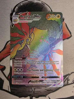 Regieleki VMAX 198/195 2022 Pokemon Silver Tempest Secret Rare Holo MINT Card - Image 1