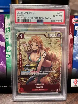 PSA10 Nami ST01-007 2023 CS Celebration Pack One Piece Card 2024 Japan JP F/S - Image 1