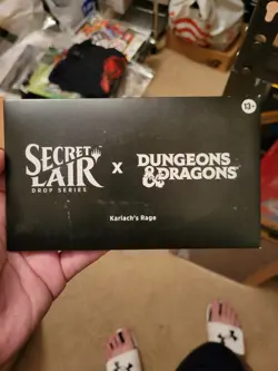 MTG SECRET LAIR X DUNGEONS & DRAGONS: KARLACH'S RAGE NON FOIL EDITION In Hand - Image 1