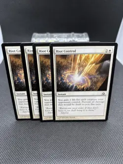 ***RIOT CONTROL X 4***DRAGON'S MAZE mTG MAGIC THE GATHERING - Image 1