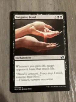 MTG Magic the Gathering Sanguine Bond 107 Iconic Masters LP - Image 1