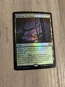 Shifting Woodland Foil Modern Horizons 3 MTG Magic The Gathering 0228 - Image 1