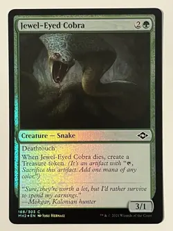 Jewel-Eyed Cobra Modern Horizons 2 Foil MTG NM - Image 1
