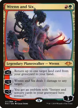 MTG Modern Horizons Non-foil Wrenn and Six - Image 1
