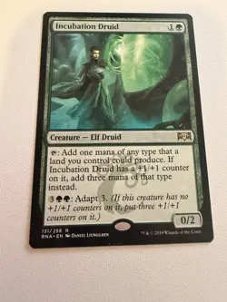 Magic Incubation Druid Ravnica Allegiance Rare Creature Green EN Regular 131/259 - Image 1