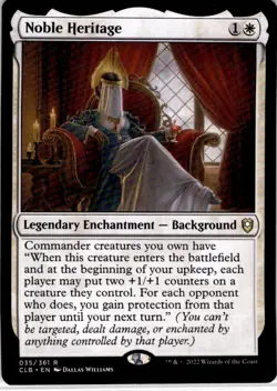 MTG Noble Heritage Commander Legends: Battle for Baldur's Gate Rare #35 - Image 1