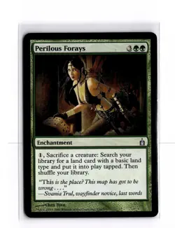 Perilous Forays Ravnica MP Moderately Played - Image 1