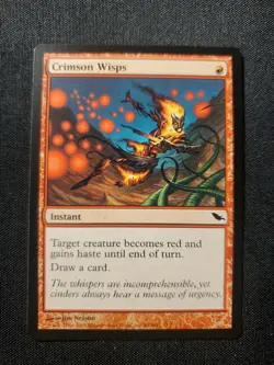 Crimson Wisps Shadowmoor NM Magic The Gathering MTG Tcg See Pics ** - Image 1
