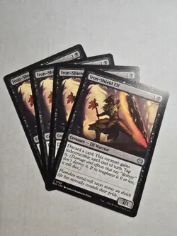MTG Lorwyn Eclipsed U Iron-Shield Elf #0108 PLAYSET 4X X4 - Image 1