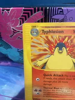 Pokemon Typhlosion TCG Expedition Card 64/165 Regular Rare Non-Holo HP - Image 2